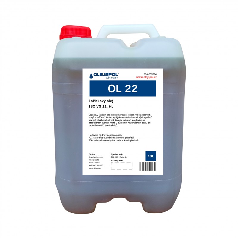 Ložiskový olej OL 22 10L Ložiskový olej OL 22 10L
